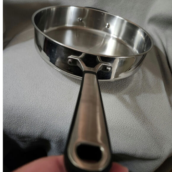 Calphalon 3 Qt. 10" Sauté Sauce Pan Skillet Dual Rubber Handles NO Lid - Picture 7 of 8